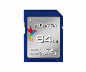 ADATA SDXC karta 64GB UHS-I Class 10, Premier