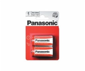 PANASONIC Zinkouhlíkové baterie Red Zinc R14RZ/2BP EU C 1...