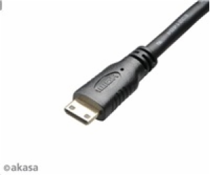 AKASA - HDMI na mini HDMI adaptér - 25 cm