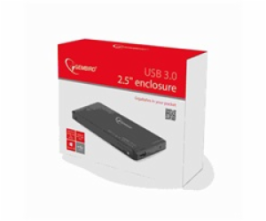 GEMBIRD externí box pro 2.5" zařízení, USB 3.0, SATA, černý