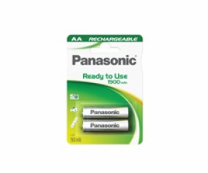 1x2 Panasonic Akku NiMH Mignon AA 1900 mAh Ready to Use