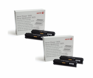 Xerox Black Toner pro Phaser 3020/3025 Dual pack (3000 str.)