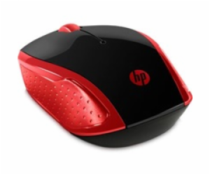 HP myš - 200 Mouse, Wireless, Empress red