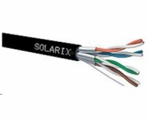 Solarix Kabel STP drát CAT6A STP PE Fca 500m/cívka SXKD-6...