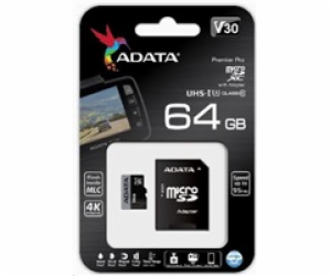 ADATA MicroSDXC karta 128GB Premier Pro UHS-I V30S (R:100...