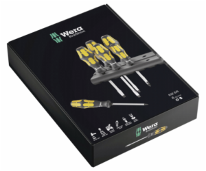 WERA 932 S/6 chisledriver + Rack