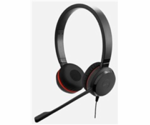 Jabra Evolve 20/Stereo/USB/Drát/MS/Černá-červená