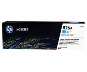 HP 826A Cyan LJ Toner Cart, CF311A (31,500 pages)