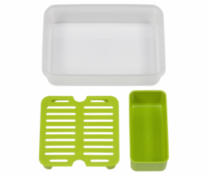 Emsa Clip&Go Brunchbox 518099 1,2l Transparent/Green