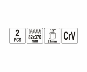 Stahovák pružin tlumičů automobilů 370mm YATO