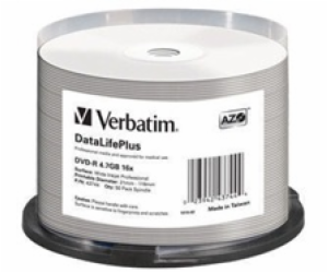 Verbatim DVD-R 4,7GB 16x, AZO, printable, spindle, 50ks (...