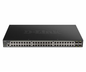 D-Link DGS-1250-52XMP Smart switch 48x Gb PoE+, 4x 1G/10G...