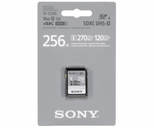 Sony SDXC E series         256GB UHS-II Class 10 U3 V60