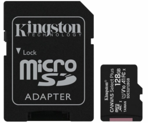 Kingston MicroSDXC karta 128GB Canvas Select Plus 100R A1...