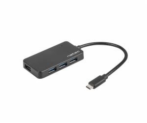 Natec Silkworm USB-C rozbočovač 4x USB 3.0 HUB NHU-1343