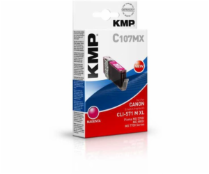 KMP C107MX cartridge cervena komp. s Canon CLI-571 XL M