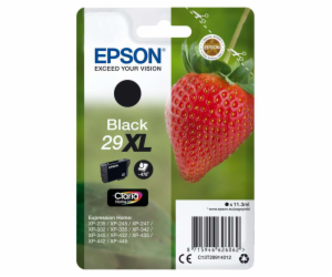 EPSON ink čer Singlepack "Jahoda" Black 29XL Claria Home Ink