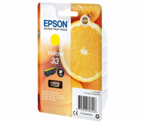 EPSON ink bar Singlepack ""Pomeranč"" Yellow 33 Claria Pr...