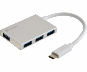 Sandberg 136-20 USB-C to 4 xUSB 3.0 Pocket Hub