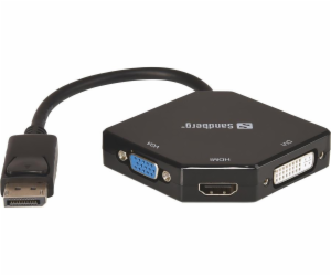 Sandberg 509-11 Adapter DP>HDMI+DVI+VGA