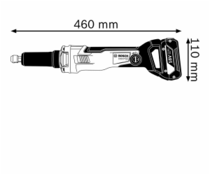 Bosch GGS 18 V-23 PLC aku prímá bruska