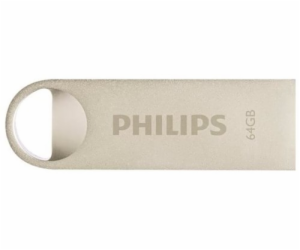 Philips USB 2.0             64GB Moon Vintage Silver FM64...