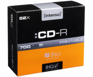 Intenso CD-R 700 MB 52x 10 kusů (1801622)