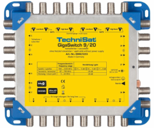 TechniSat GIGASWITCH 9/20, multiswitch