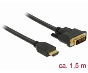 Delock Kabel HDMI na DVI 24+1 obousměrný 3 m