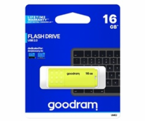 GOODRAM Flash Disk 16GB UME2, USB 2.0, žlutá UME2-0160Y0R11