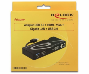 Delock USB-A stanice/replikátor (62461)