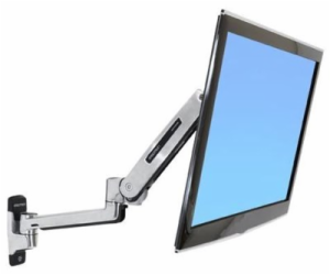 ERGOTRON LX Sit-Stand Wall Mount LCD Arm, Polished - flex...