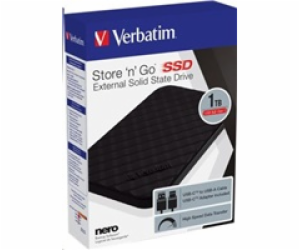 VERBATIM externí SSD 1TB Store ´n´ Go Portable USB3.2 Gen...