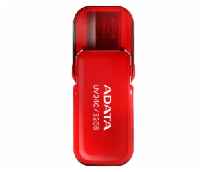 ADATA Flash Disk 32GB UV240, USB 2.0 Dash Drive, červená