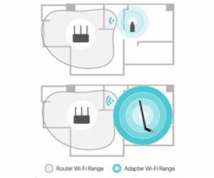 TP-LINK Archer T2U Plus WiFi adaptér