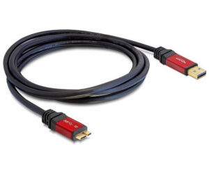 Delock USB kabel USB-A - miniUSB 2 m Červený Černý (82761)