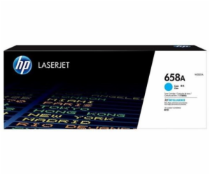 HP 658A Cyan LaserJet Toner Cartridge (6,000 pages)