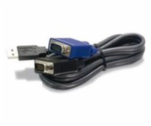 TRENDnet USB-A - D-Sub (VGA) kabel USB 4,5 m černý (TKCU15)