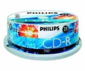 1x25 Philips CD-R 80Min 700MB 52x SP