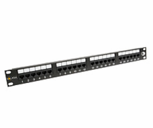 Solarix SX24-6-UTP-BK 19" Patch panel Solarix 24 x RJ45 C...