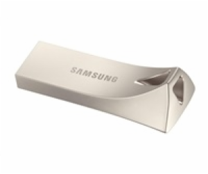 Flashdisk Samsung BAR Plus 256GB, USB 3.1, kovový, stříbr...