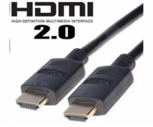 PREMIUMCORD Kabel HDMI 2.0 High Speed + Ethernet, zlacené...