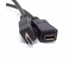 PremiumCord Kabel prodlužovací microUSB 2.0 male-female, ...