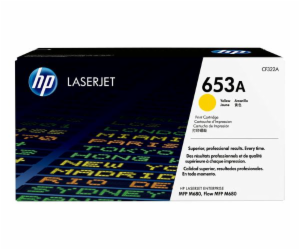 HP 653A Yellow LJ Toner Cart, CF322A (16,500 pages)