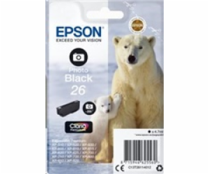 Epson Singlepack Photo Black 26 Claria Premium Ink