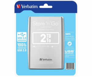 VERBATIM Store'n'Go 2TB Silver (53189)