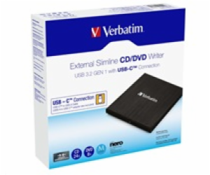 Verbatim Slimline CD / DVD rekordér USB-C