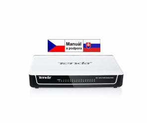 Tenda S16 - 16x 10/100 Mbps Fast Ethernet Switch, Fanless...