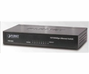 Planet FSD-803 switch 8x10/100Base-TX, 10", kov, desktop,...