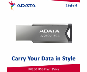 ADATA UV250/16GB/USB 2.0/USB-A/Černá